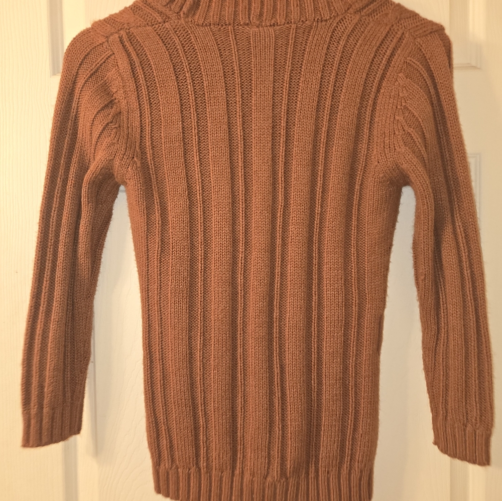 Suzy Shier Burnt Orange Sweater - Picture 5 of 7